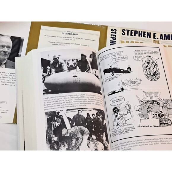 Wild Blue: The Men and Boys Who Flew B-24s by S. Ambrose (2001 1st Ed. HC in DJ) - Picture 10 of 13